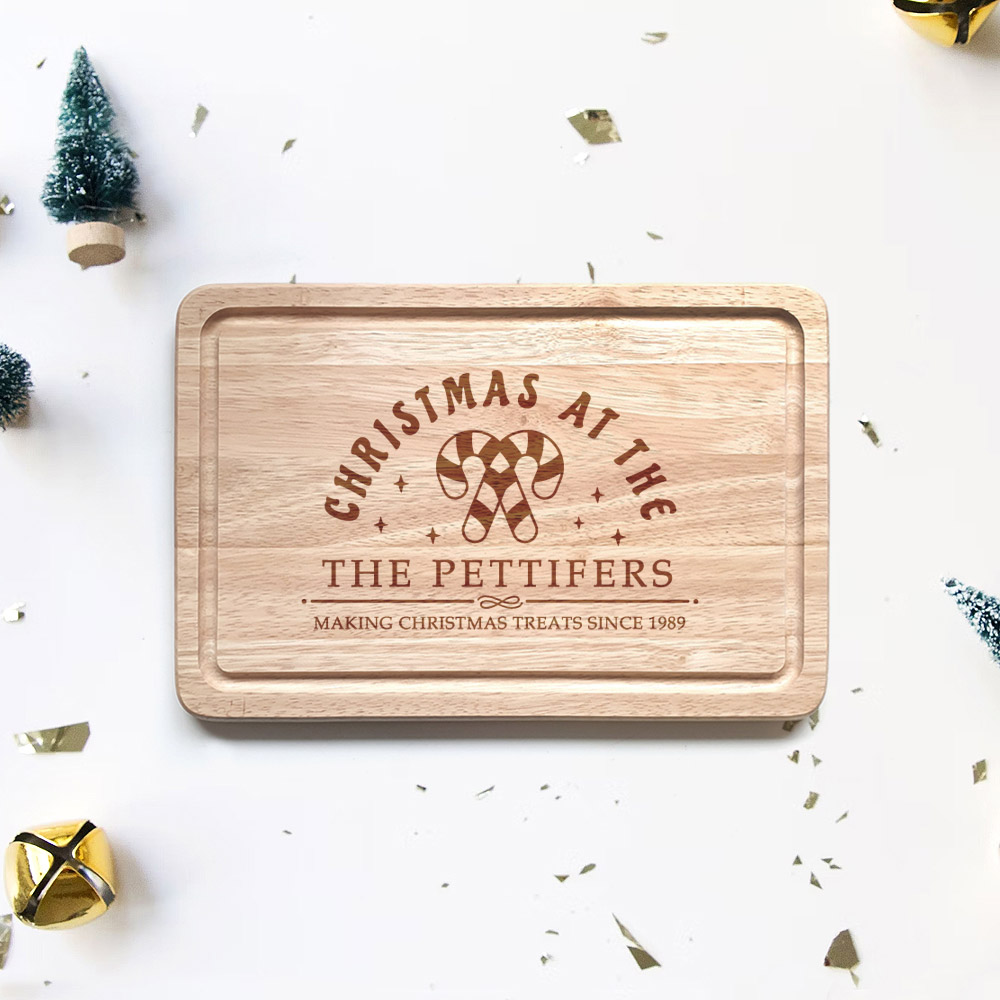 Personalised Chopping Board - Christmas at the ...